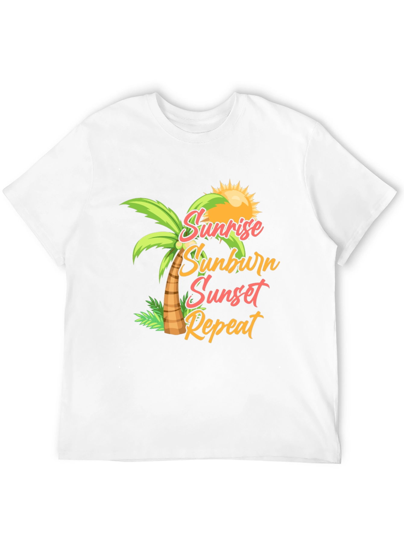 Sunrise Sunburn Sunset Repeat Tee