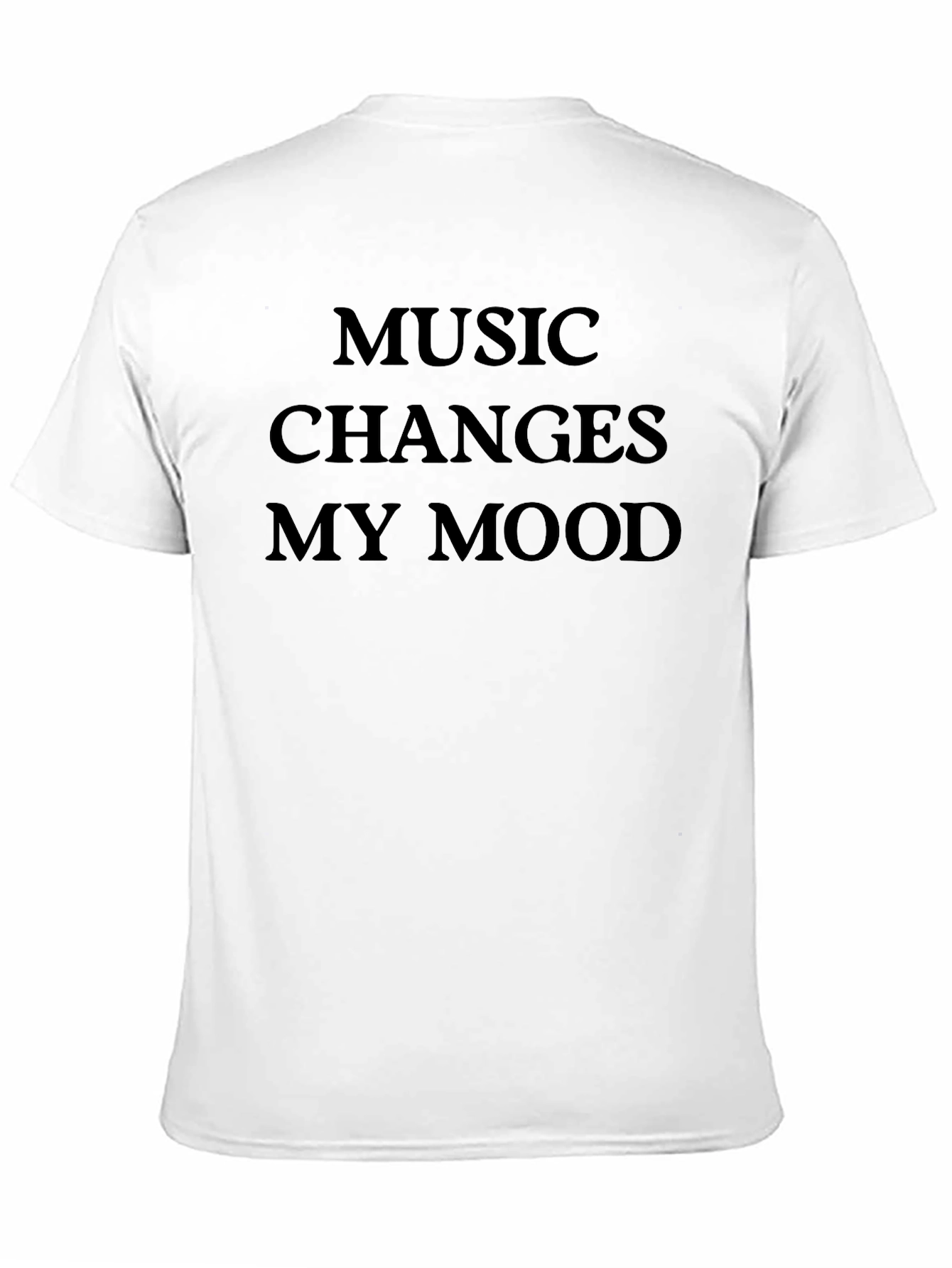 Music Changes My Mood Black T-Shirt