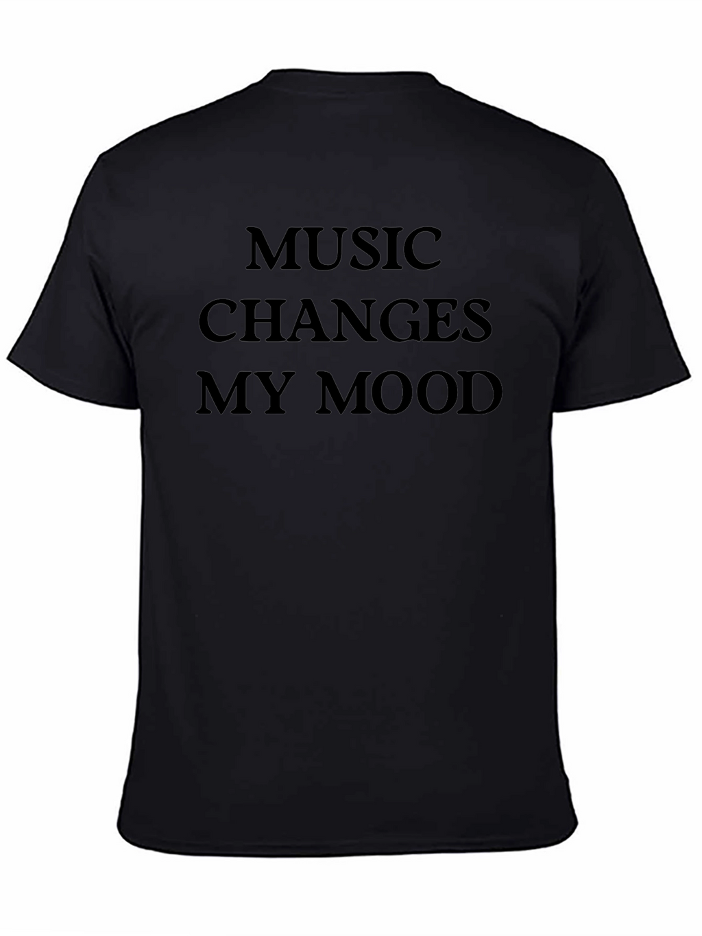 Music Changes My Mood Black T-Shirt