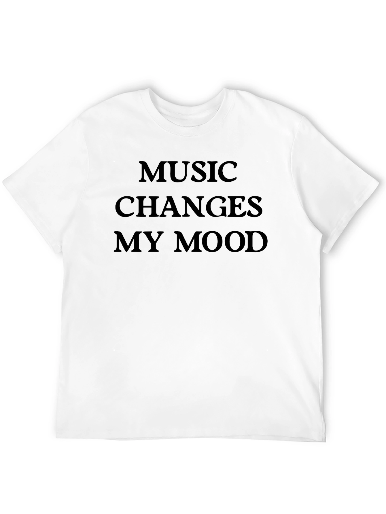 Music Changes My Mood Black T-Shirt