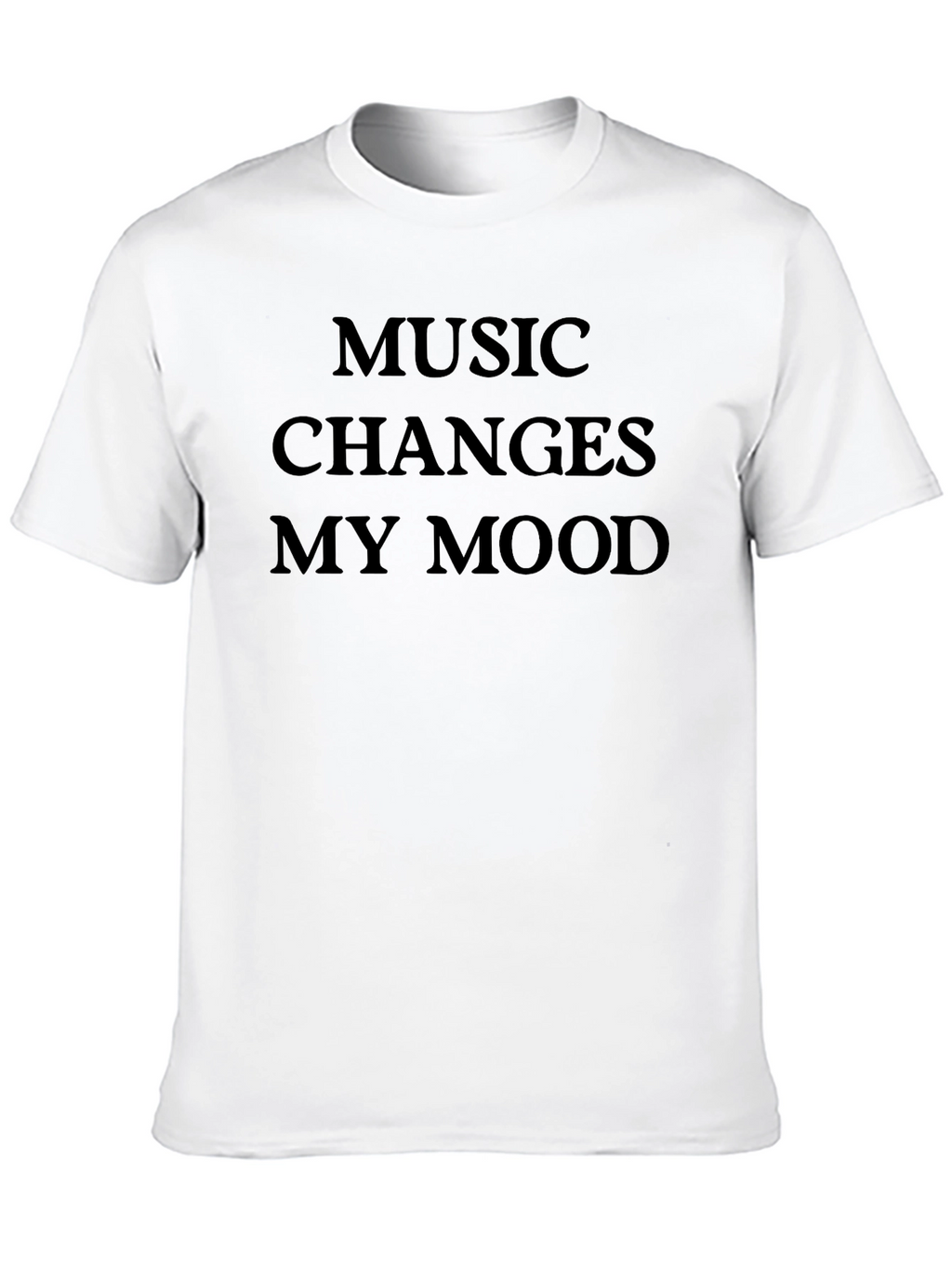 Music Changes My Mood Black T-Shirt