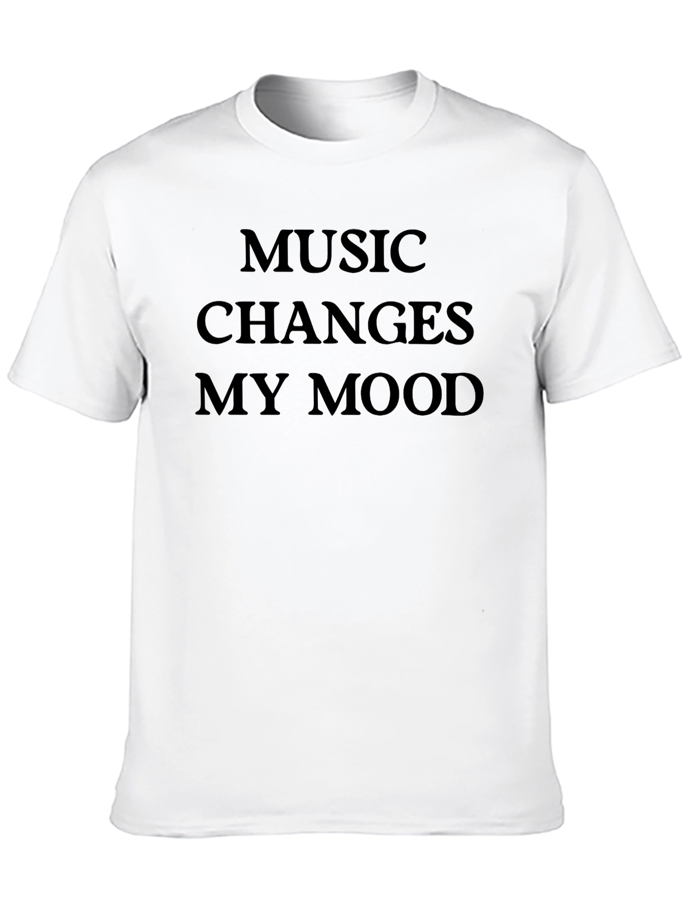 Music Changes My Mood Black T-Shirt