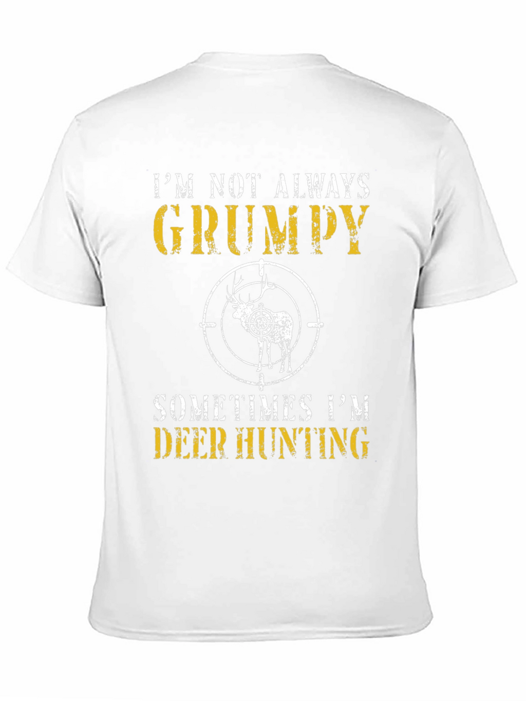 Grumpy Deer Hunting Graphic T-Shirt