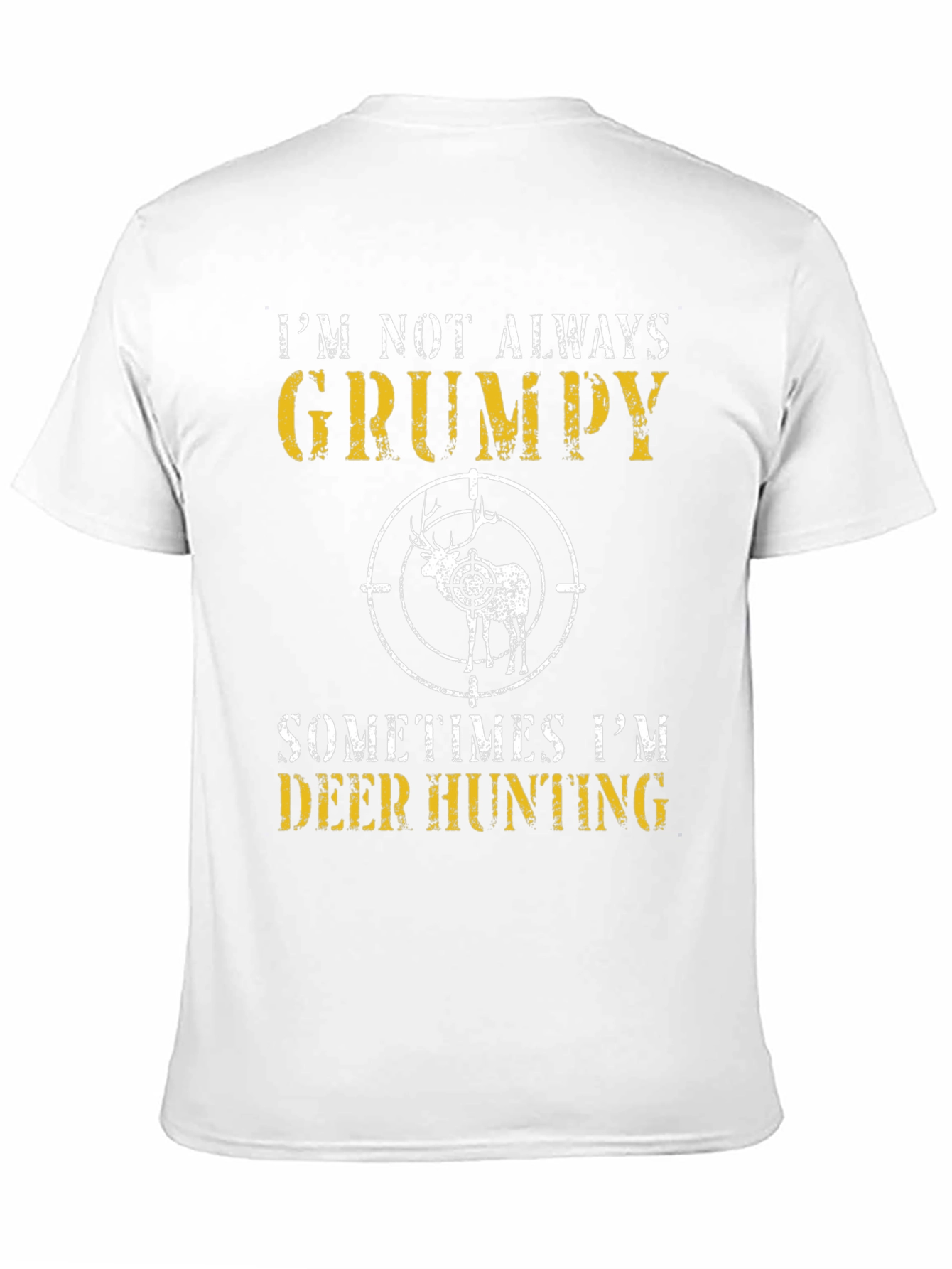 Grumpy Deer Hunting Graphic T-Shirt