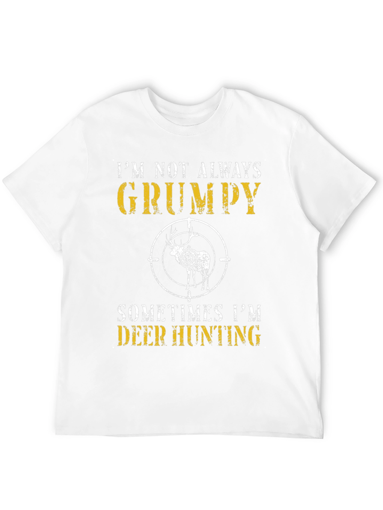 Grumpy Deer Hunting Graphic T-Shirt