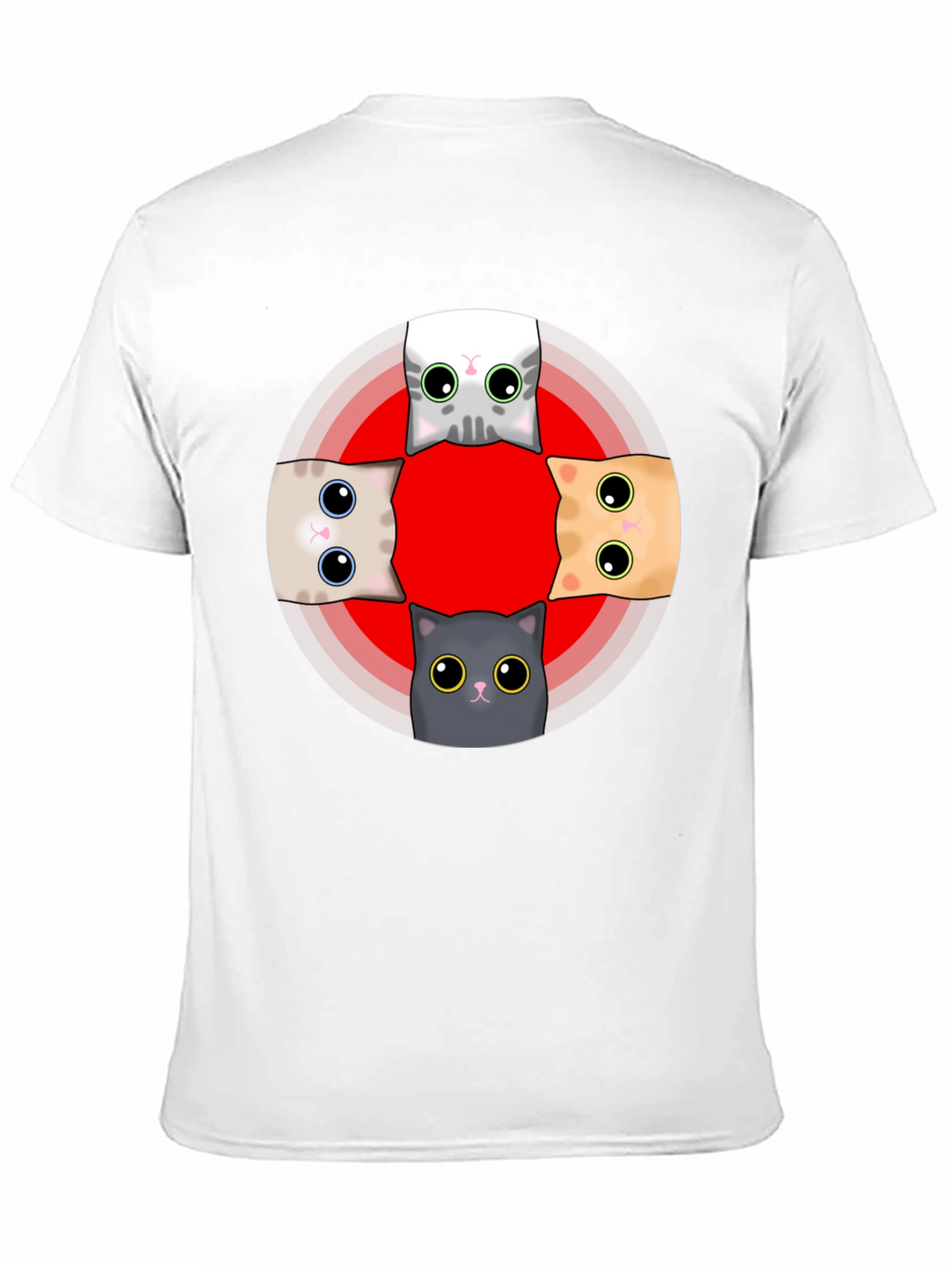 Cute Cats T-Shirt - Whimsical Graphic Tee