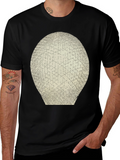 Abstract Grid Graphic Tee - Mens Black T-Shirt