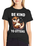 Be Kind to Otters Graphic Tee
