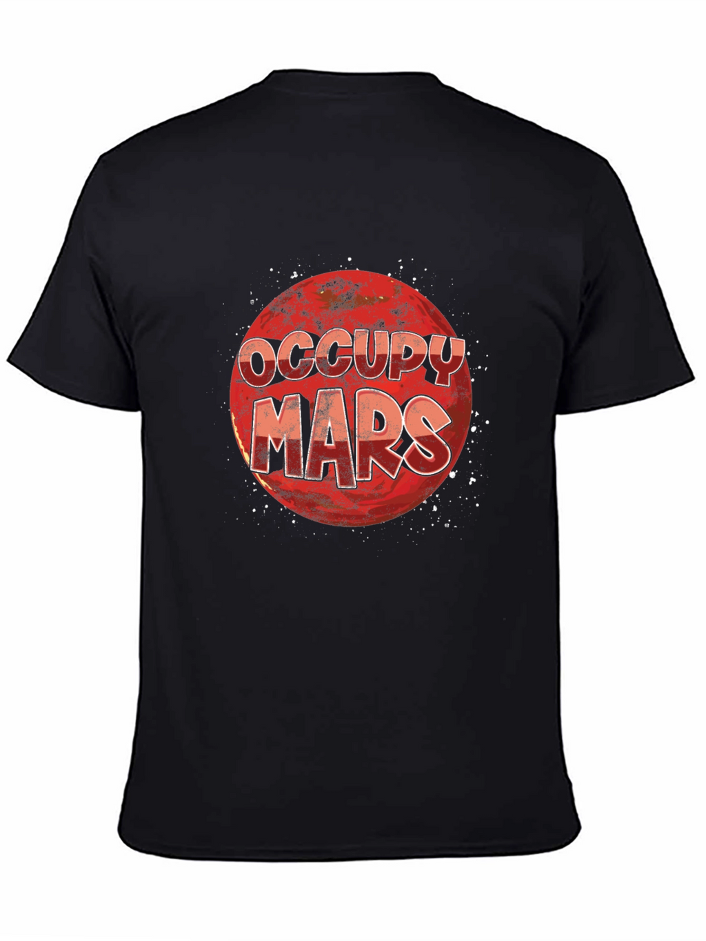 Occupy Mars Black T-Shirt