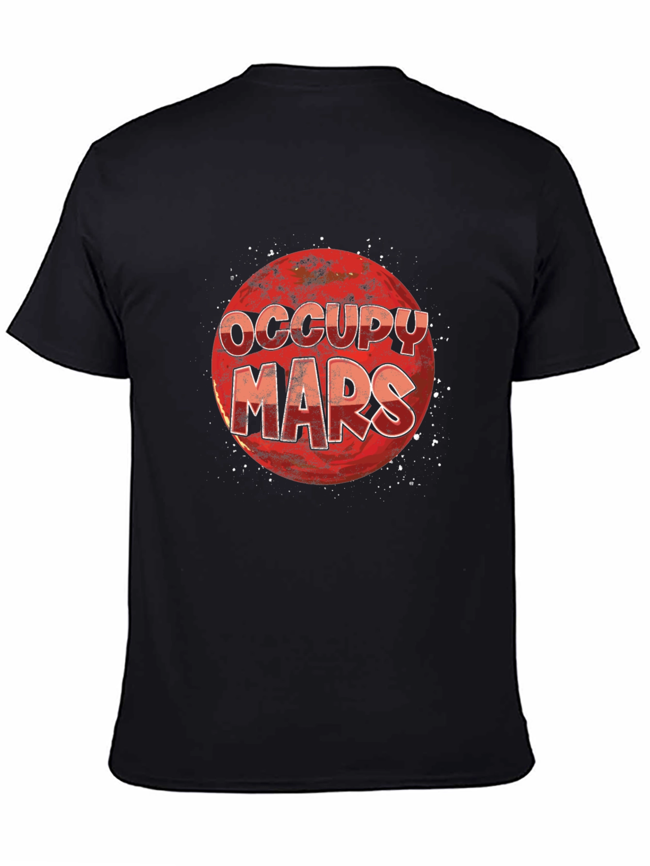 Occupy Mars Black T-Shirt