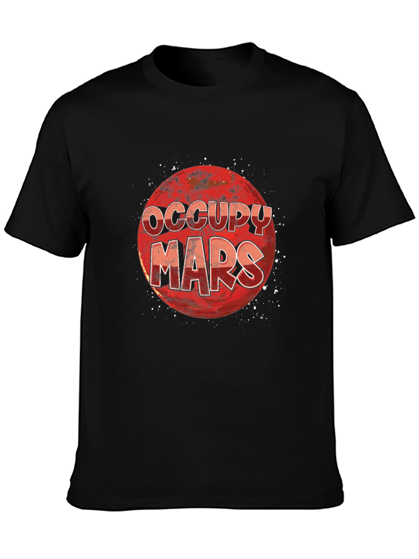 Occupy Mars Black T-Shirt