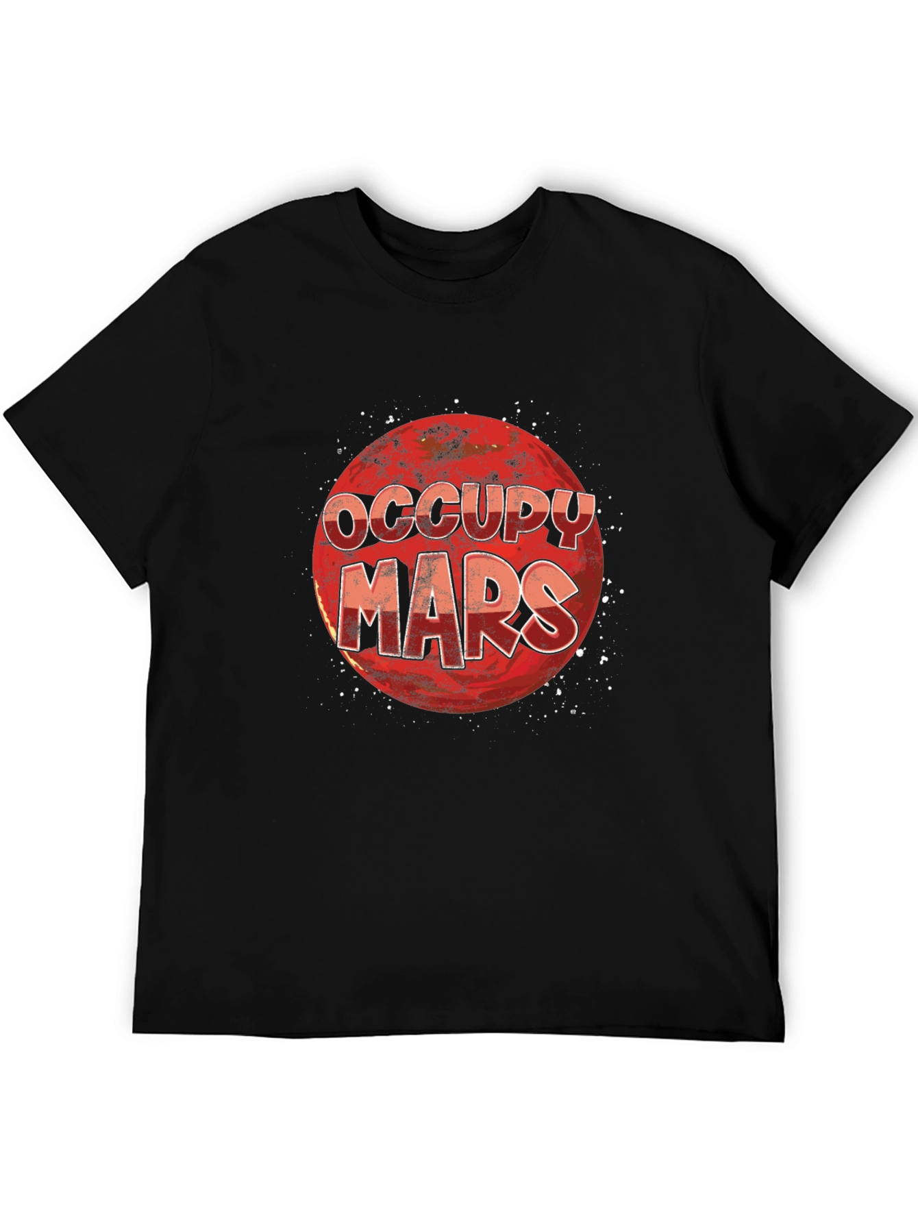 Occupy Mars Black T-Shirt