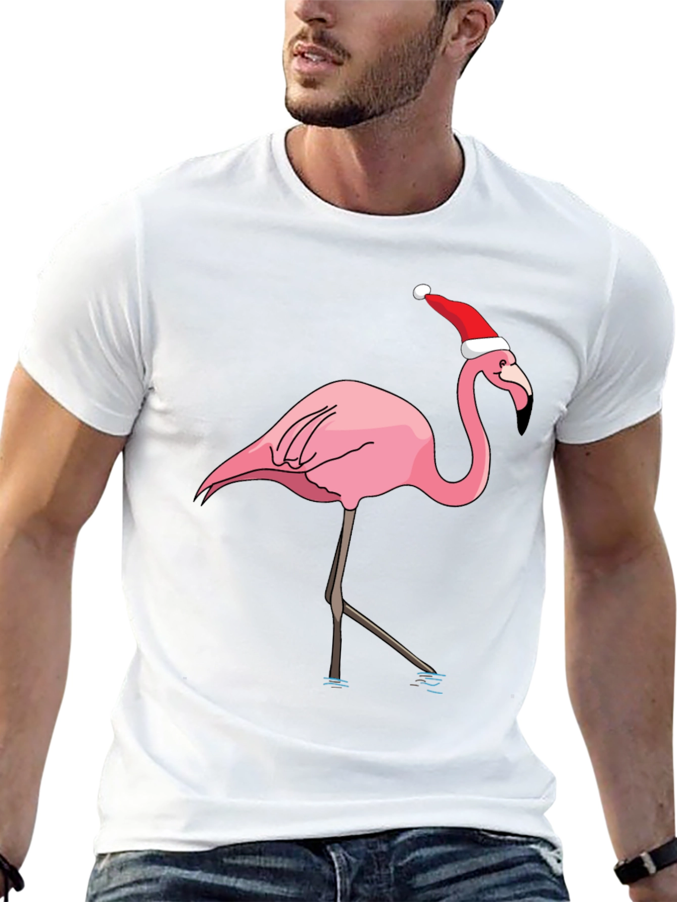 Flamingo Christmas T-Shirt