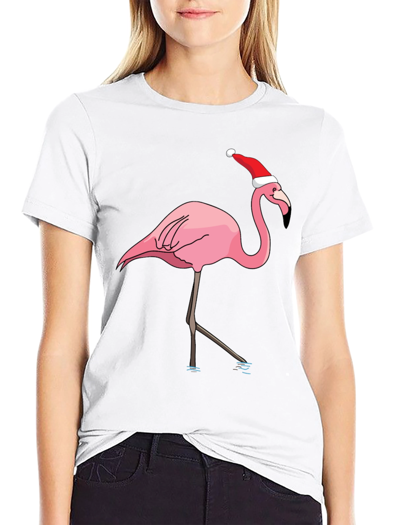 Flamingo Christmas T-Shirt