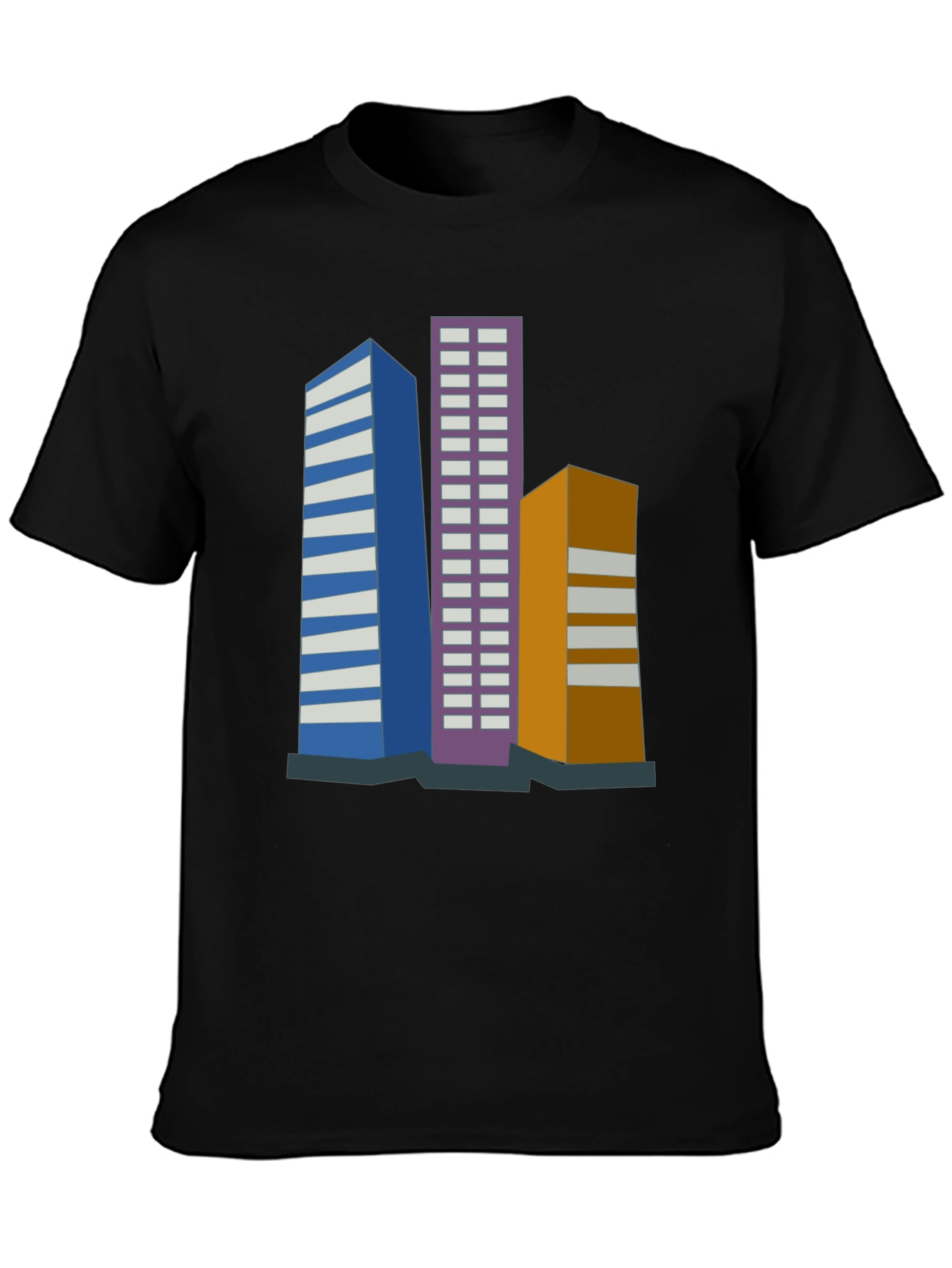 Urban Skyline Tee - Modern Cityscape Design