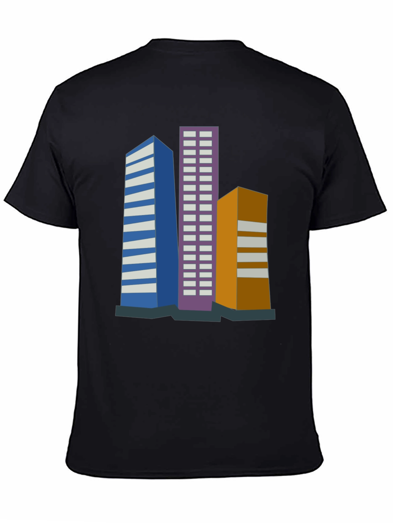 Urban Skyline Tee - Modern Cityscape Design