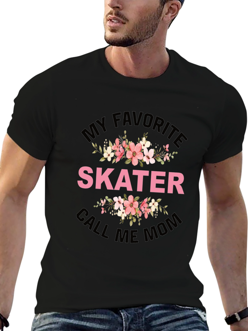 My Favorite Skater Call Me Mom T-Shirt