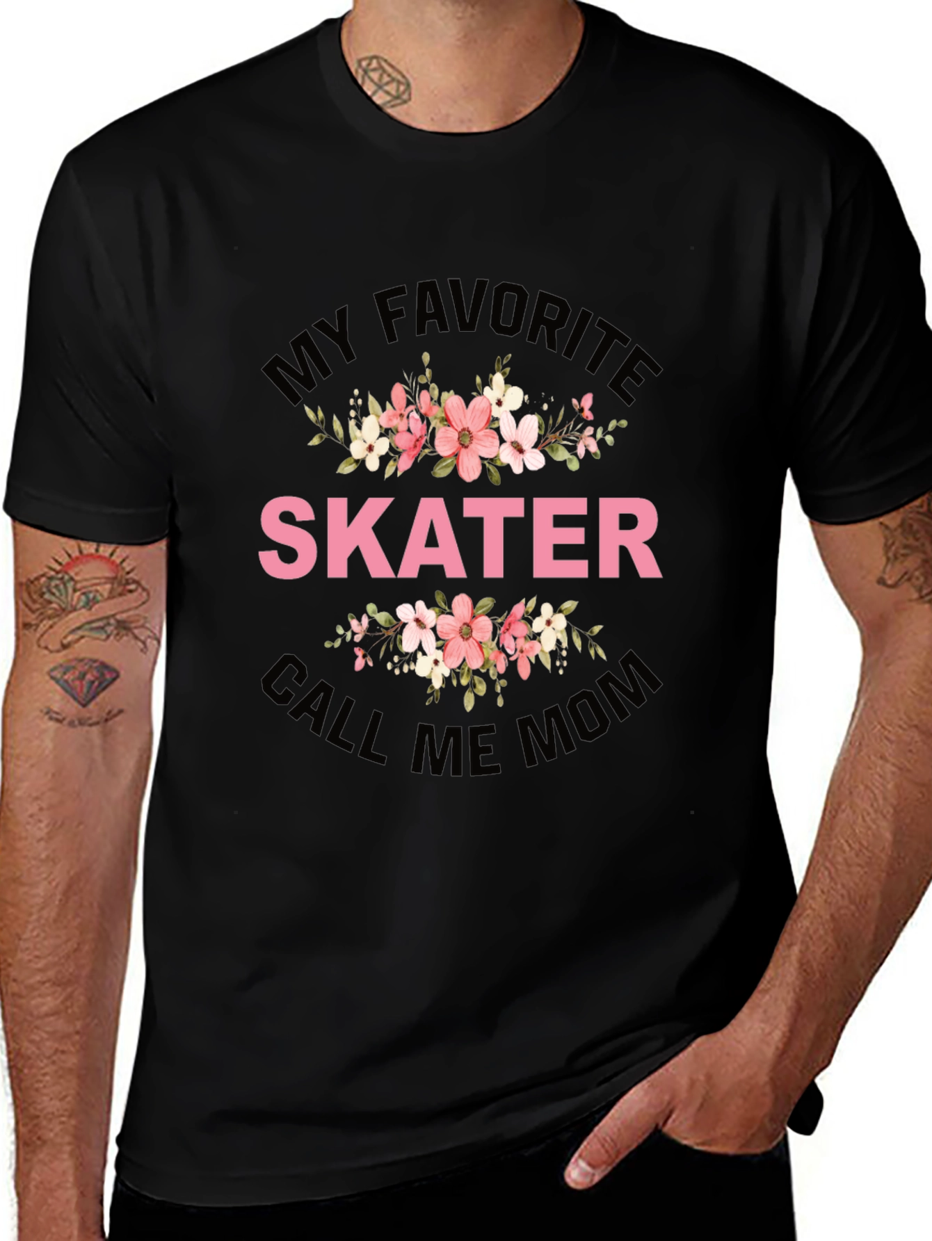 My Favorite Skater Call Me Mom T-Shirt