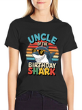 Uncle of the Birthday Shark T-Shirt
