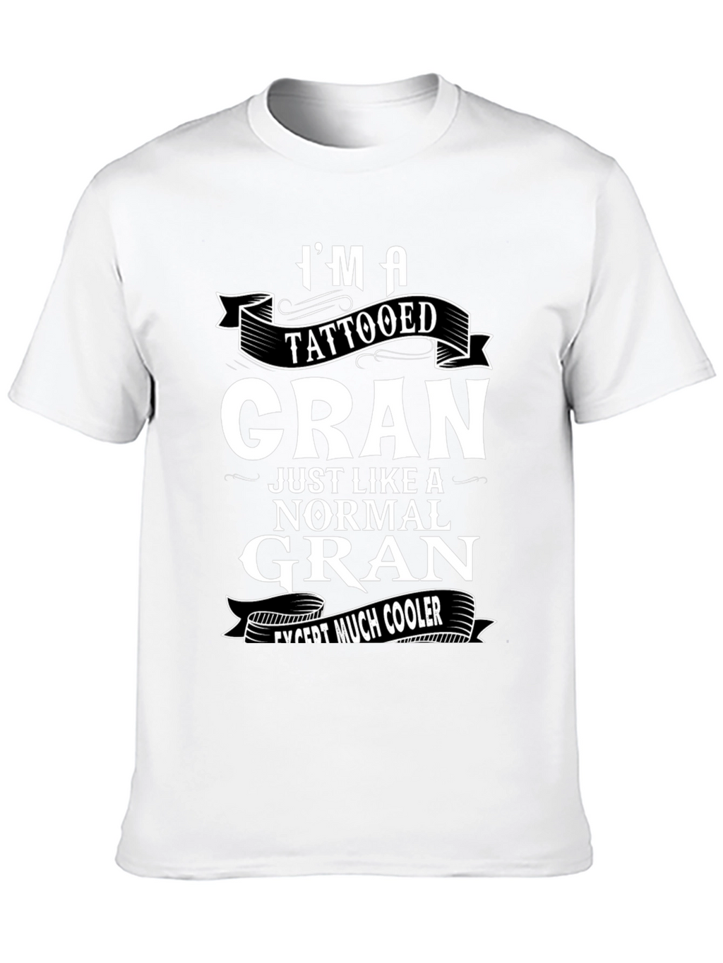 Tattooed Gran T-Shirt - Cool Grandmother Tee