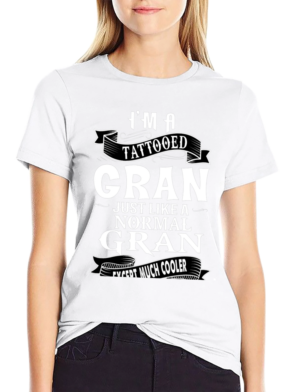 Tattooed Gran T-Shirt - Cool Grandmother Tee