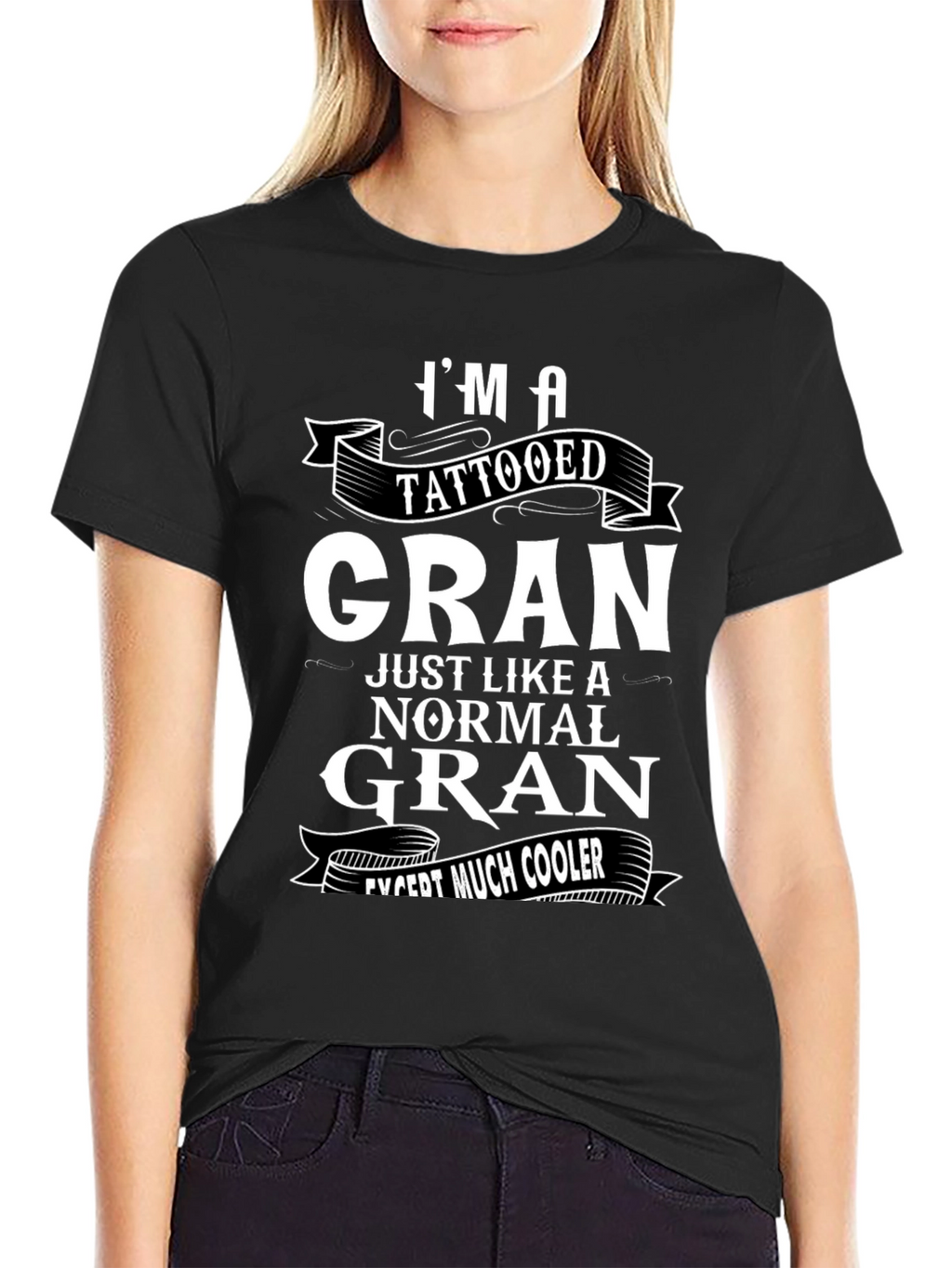 Tattooed Gran T-Shirt - Cool Grandmother Tee