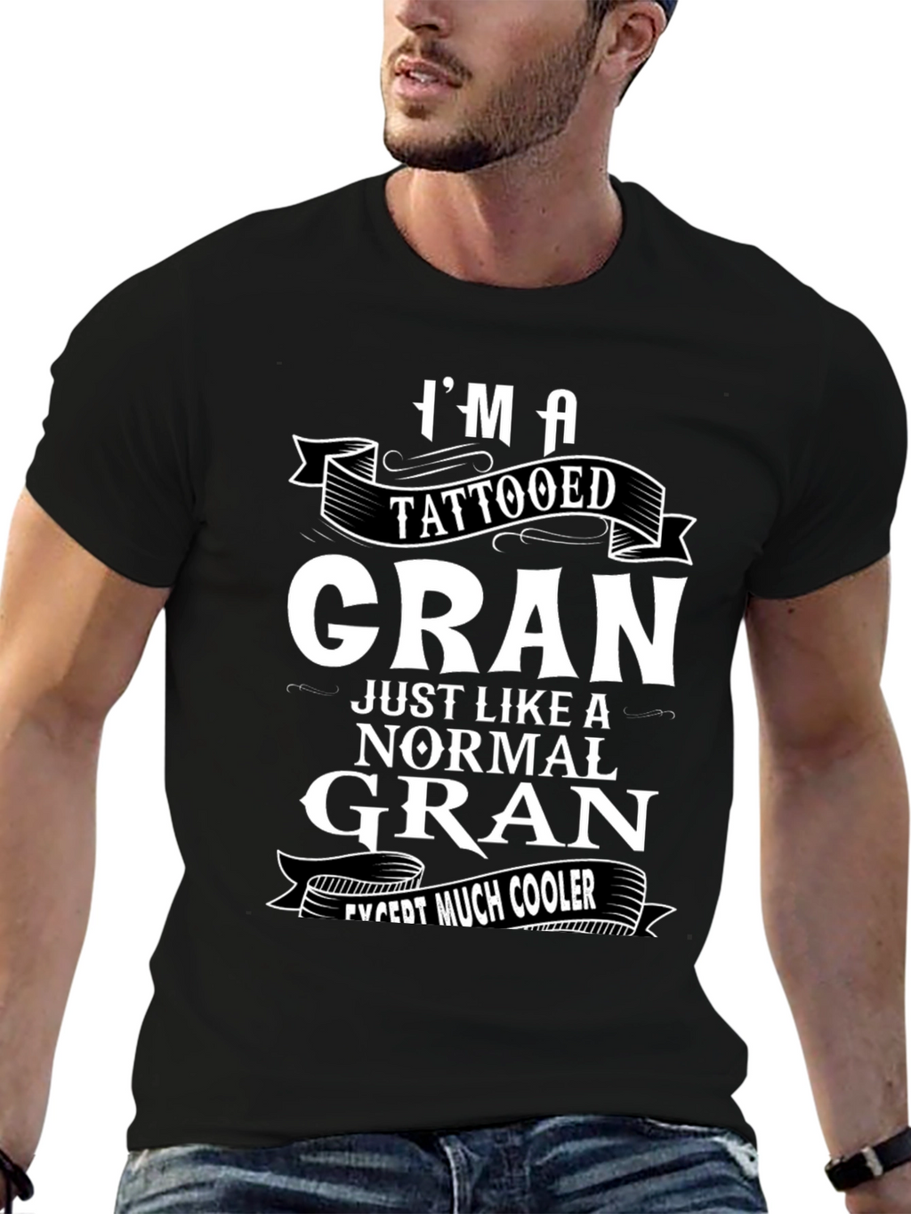 Tattooed Gran T-Shirt - Cool Grandmother Tee