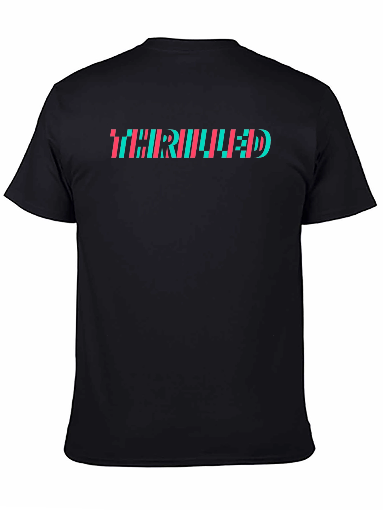 Thrilled Graphic Tee - Mens Black T-Shirt