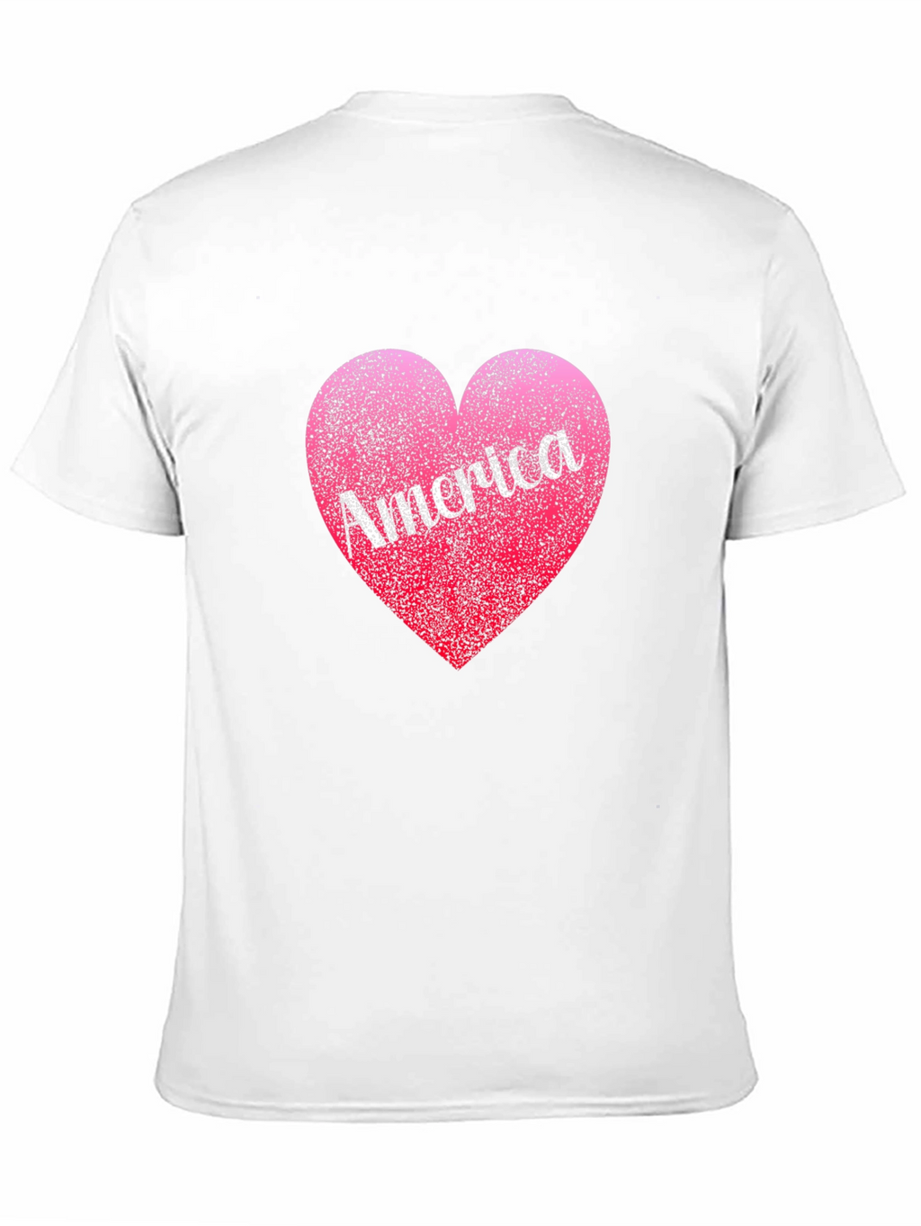 America Heart T-Shirt: Patriotic Design Comfortable Fit