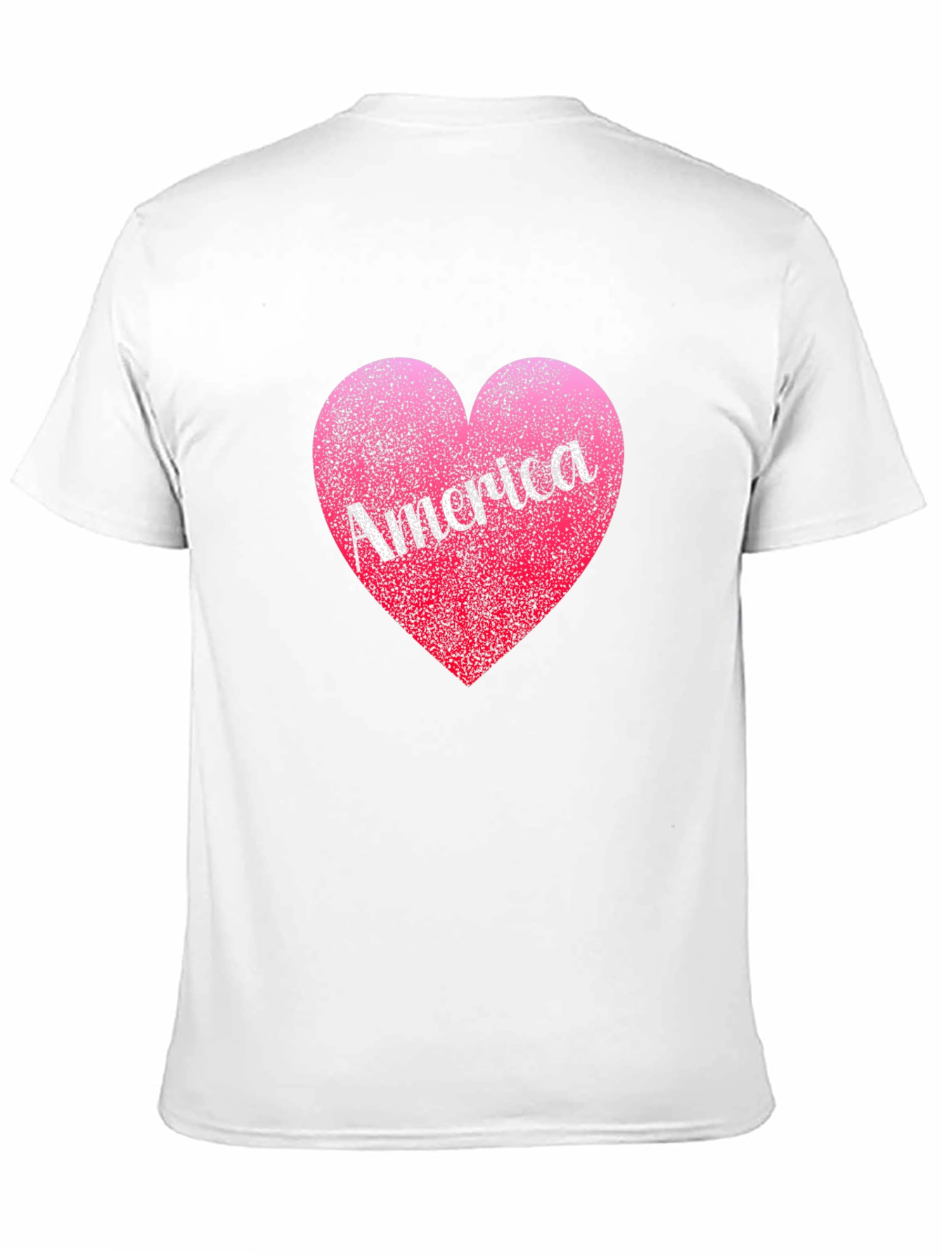 America Heart T-Shirt: Patriotic Design Comfortable Fit