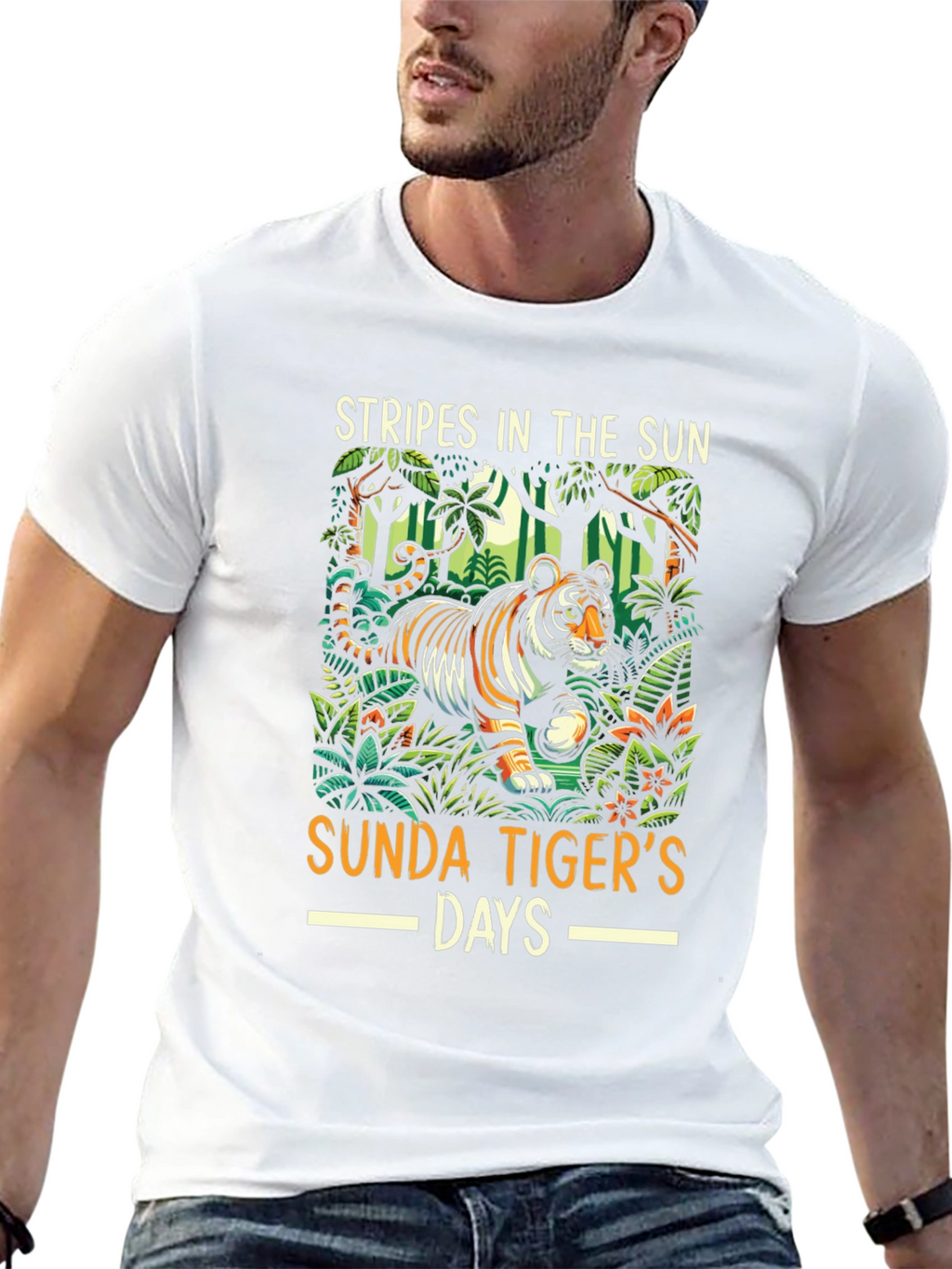 Stripes in the Sun Graphic Tee