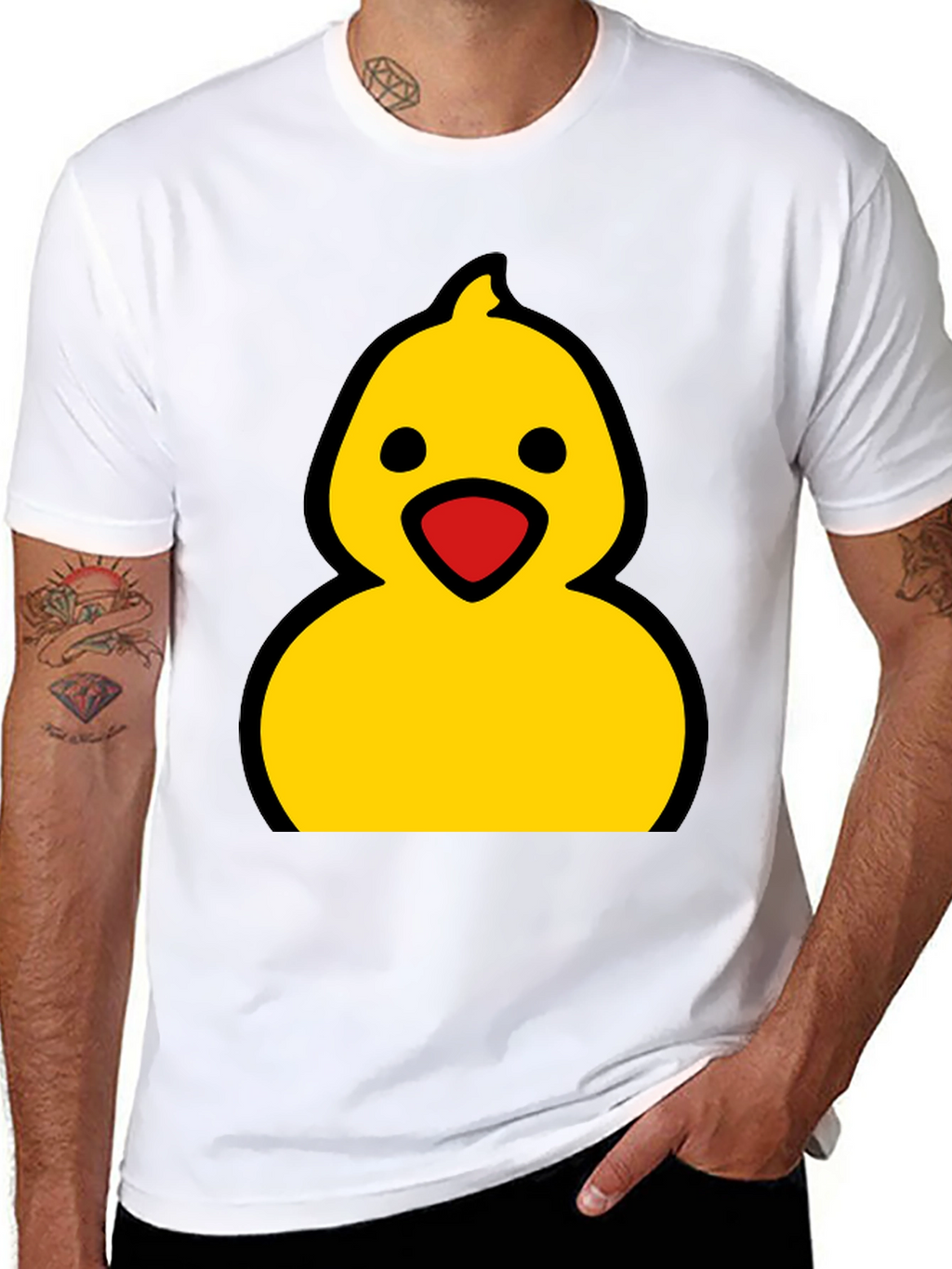 Cute Duck Graphic T-Shirt