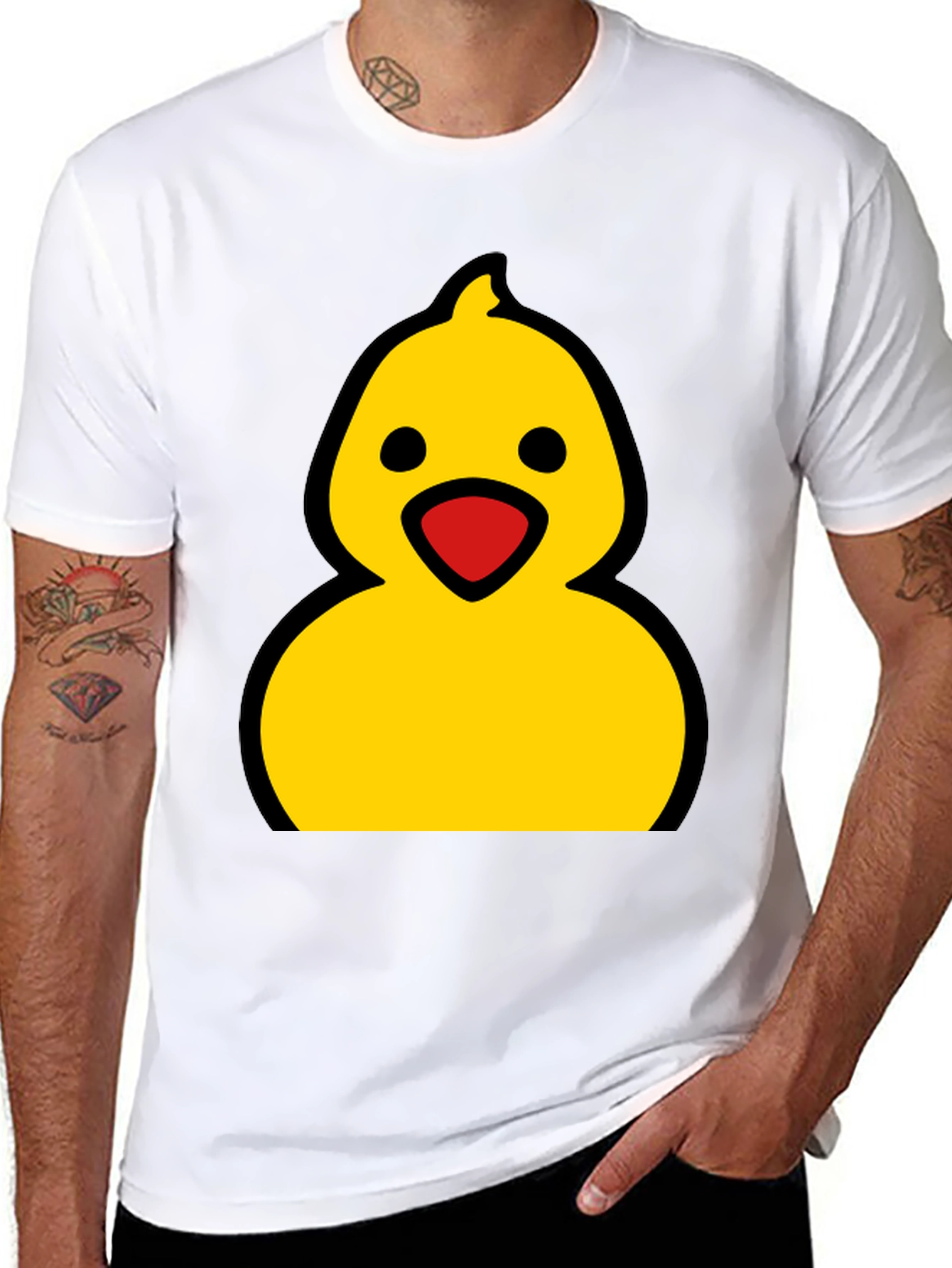 Cute Duck Graphic T-Shirt