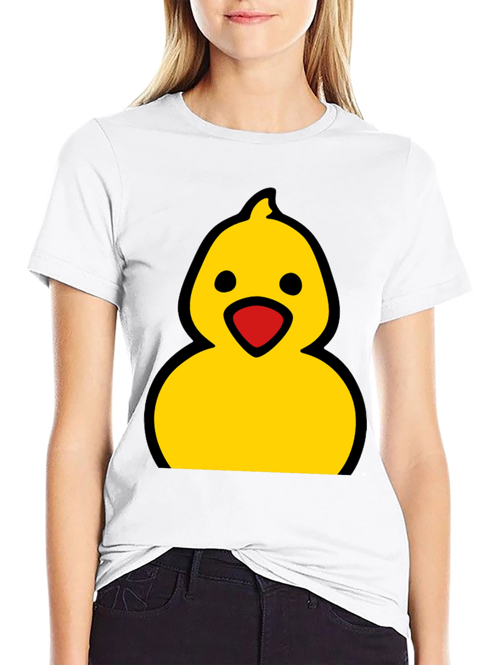Cute Duck Graphic T-Shirt