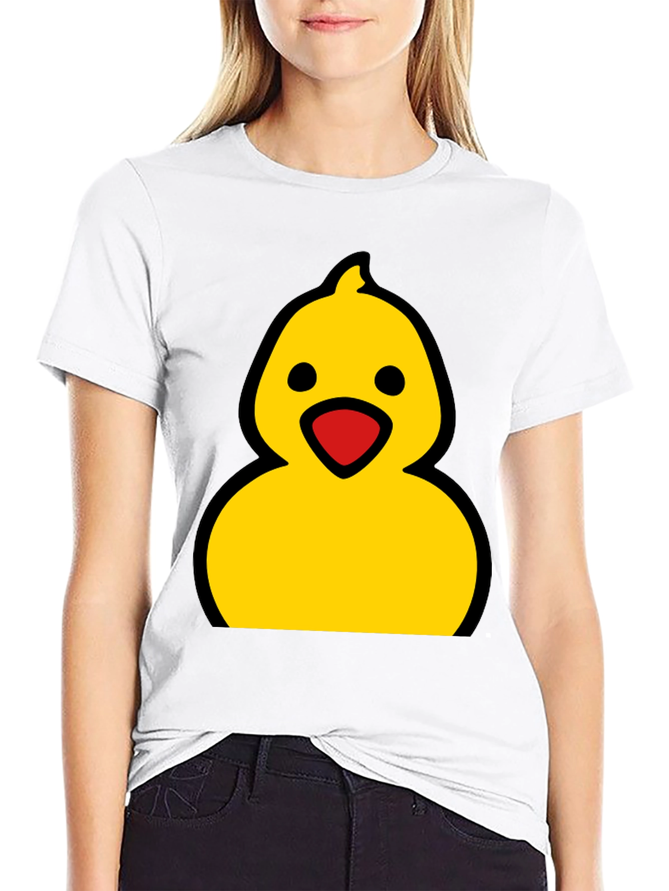 Cute Duck Graphic T-Shirt