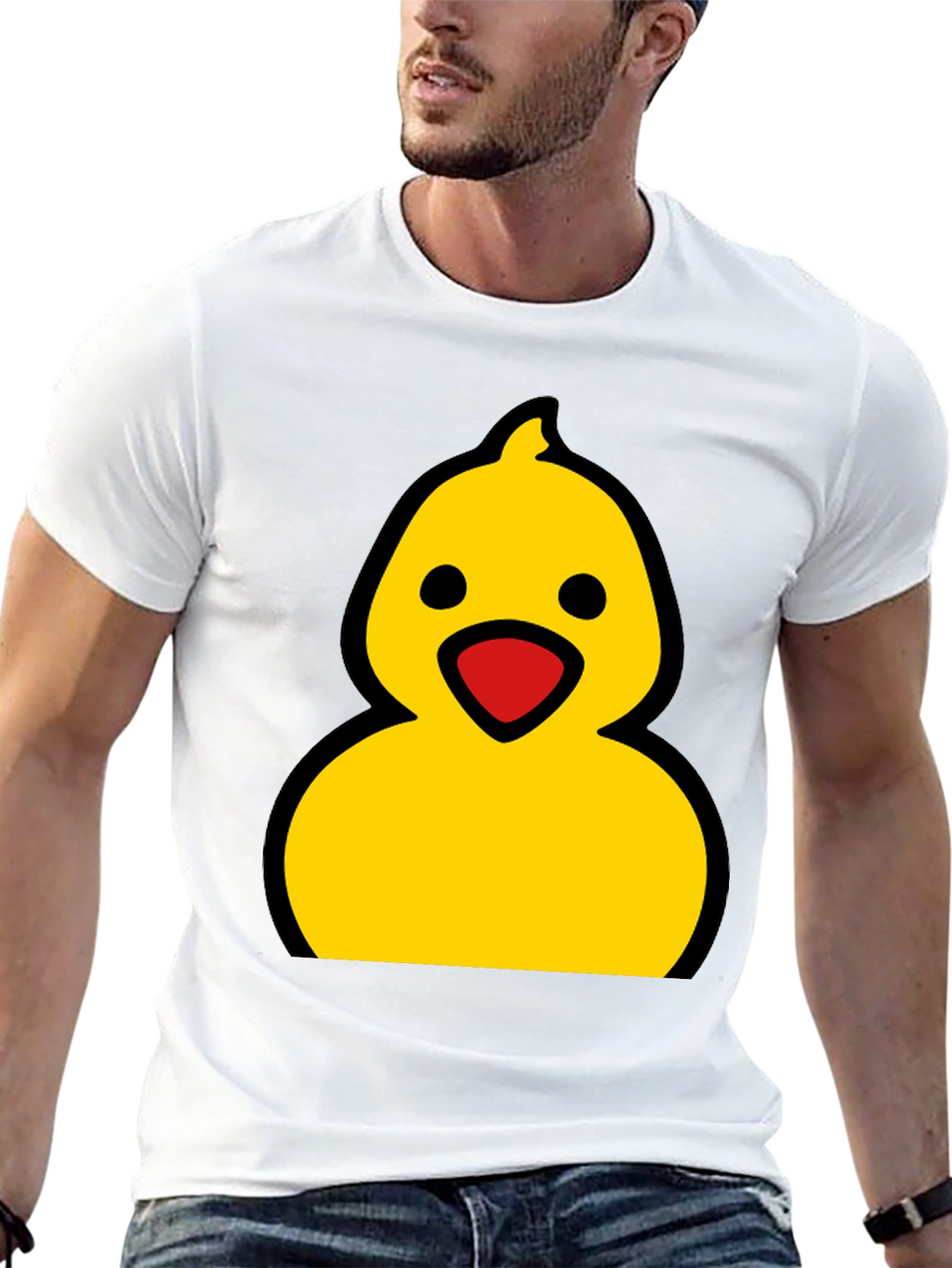 Cute Duck Graphic T-Shirt