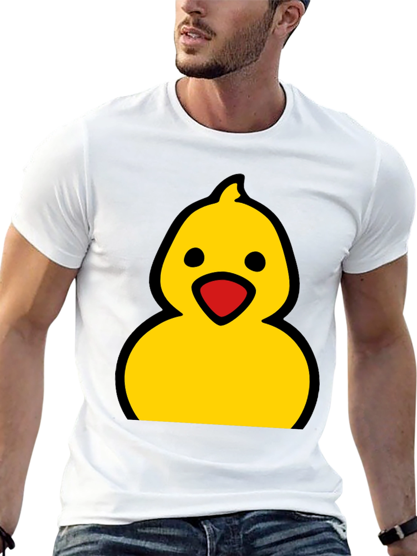 Cute Duck Graphic T-Shirt