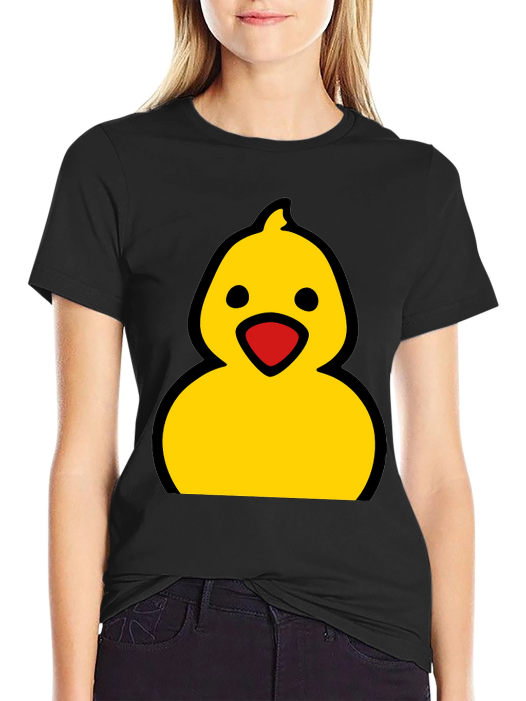 Cute Duck Graphic T-Shirt