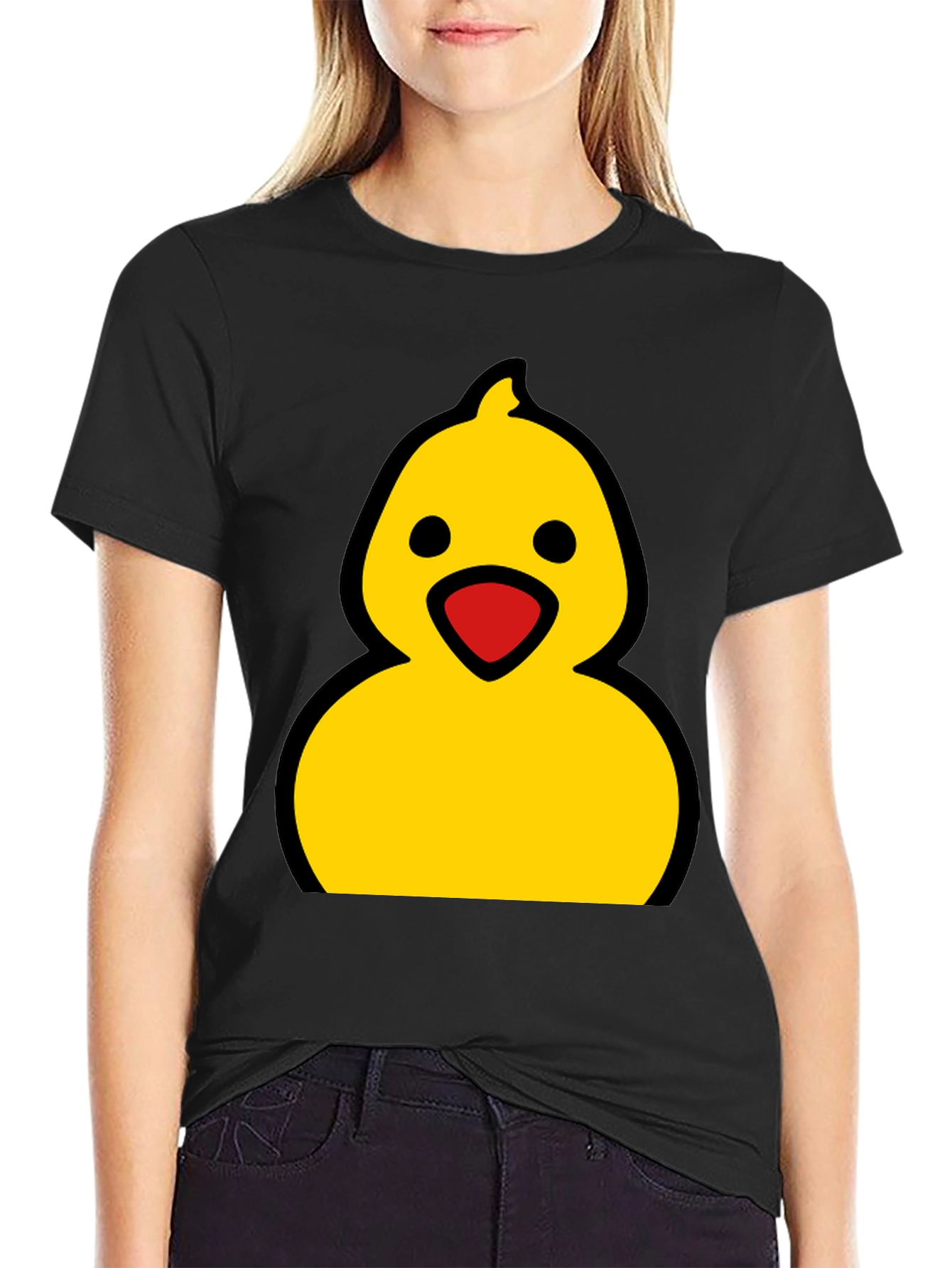 Cute Duck Graphic T-Shirt