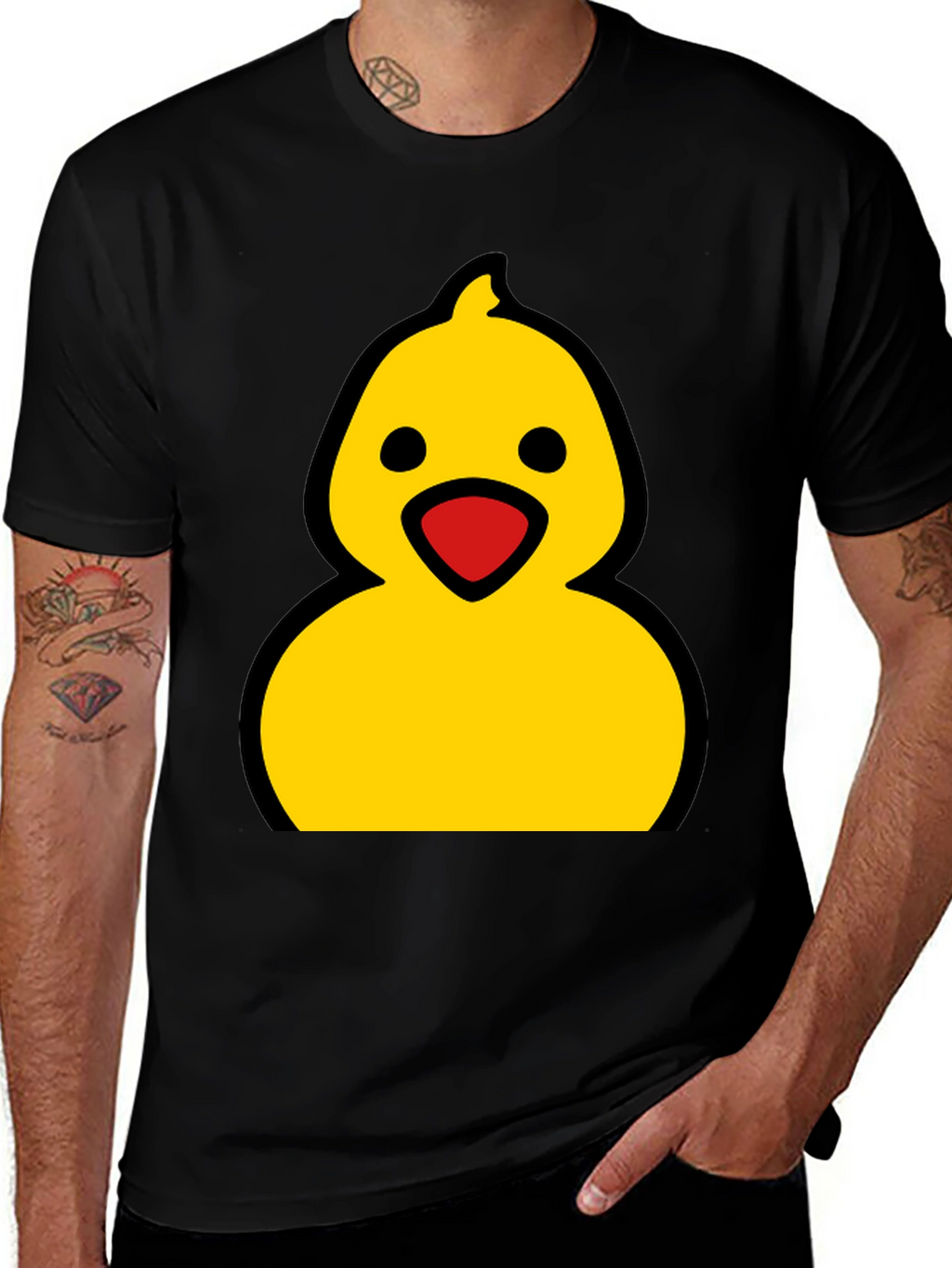 Cute Duck Graphic T-Shirt