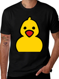 Cute Duck Graphic T-Shirt