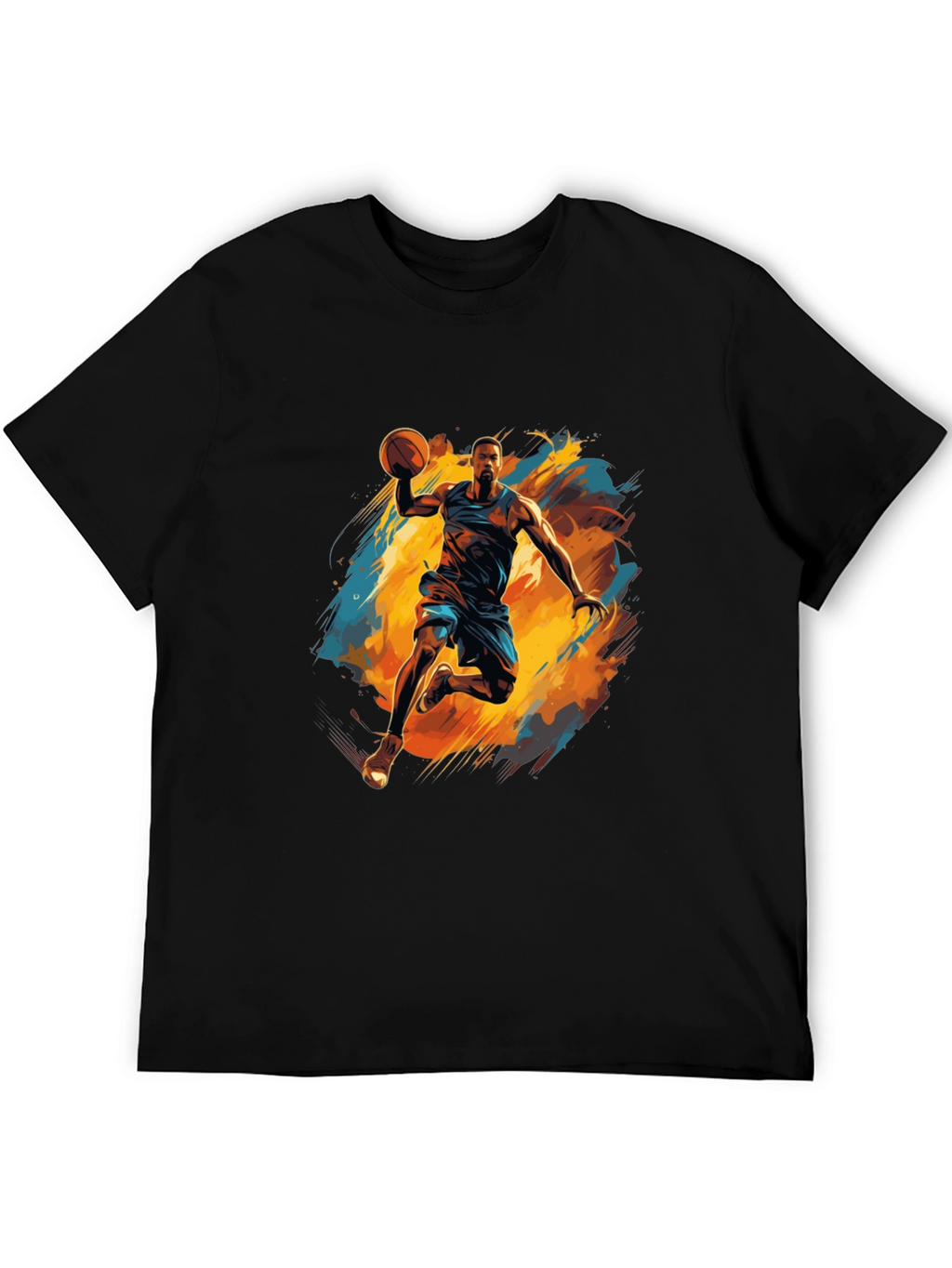 Black Basketball Graphic Tee