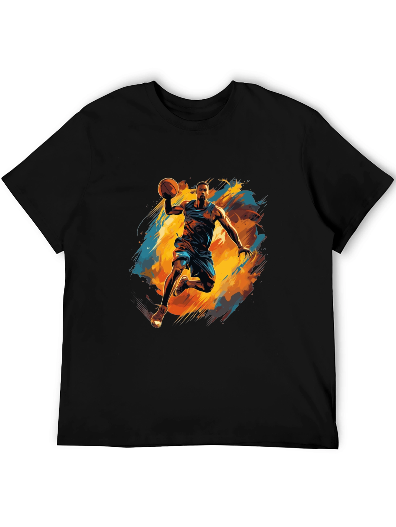 Black Basketball Graphic Tee