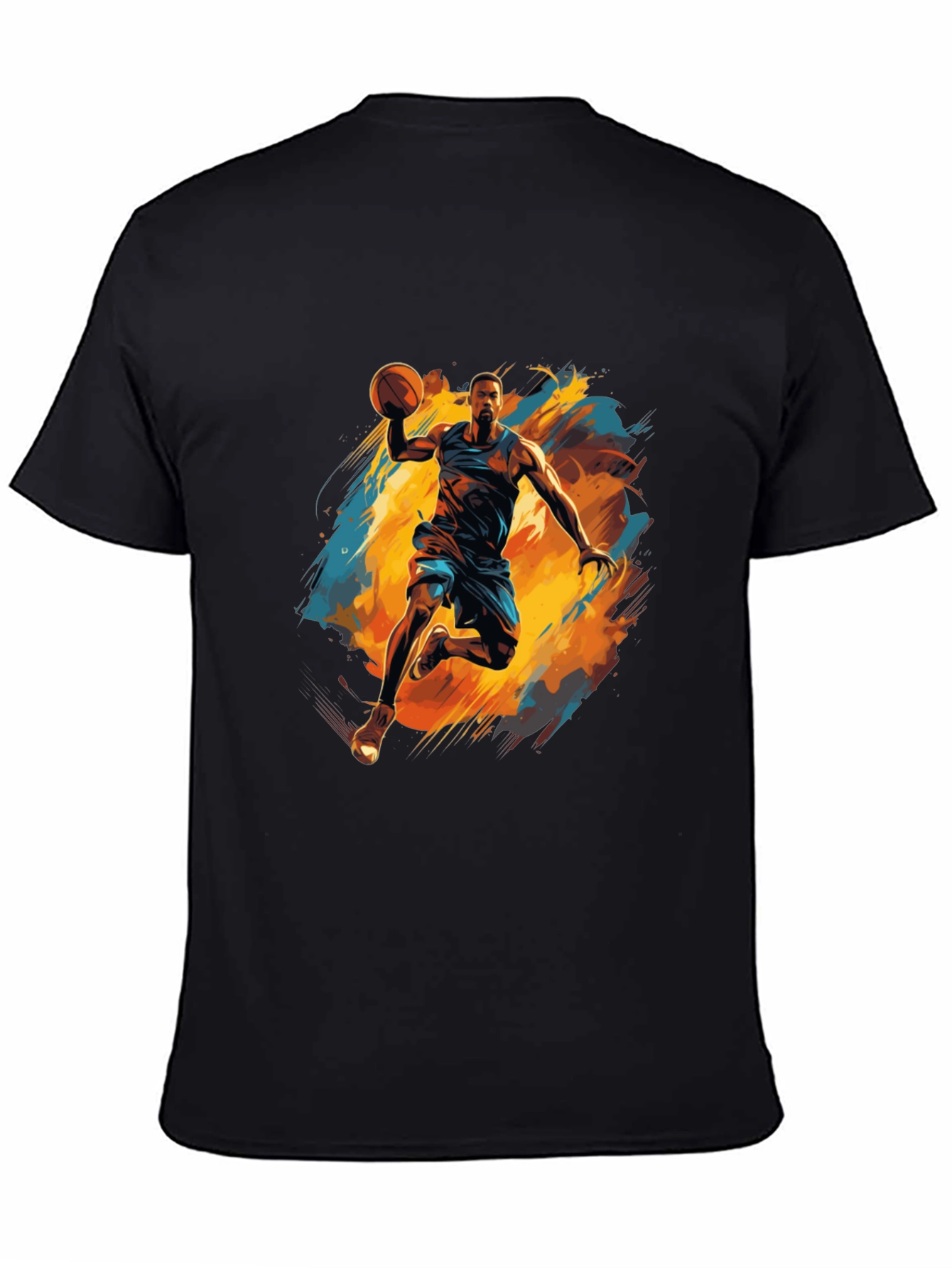 Black Basketball Graphic Tee