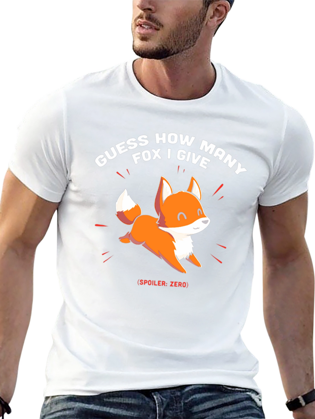 Guess How Many Fox I Give? Novelty T-Shirt