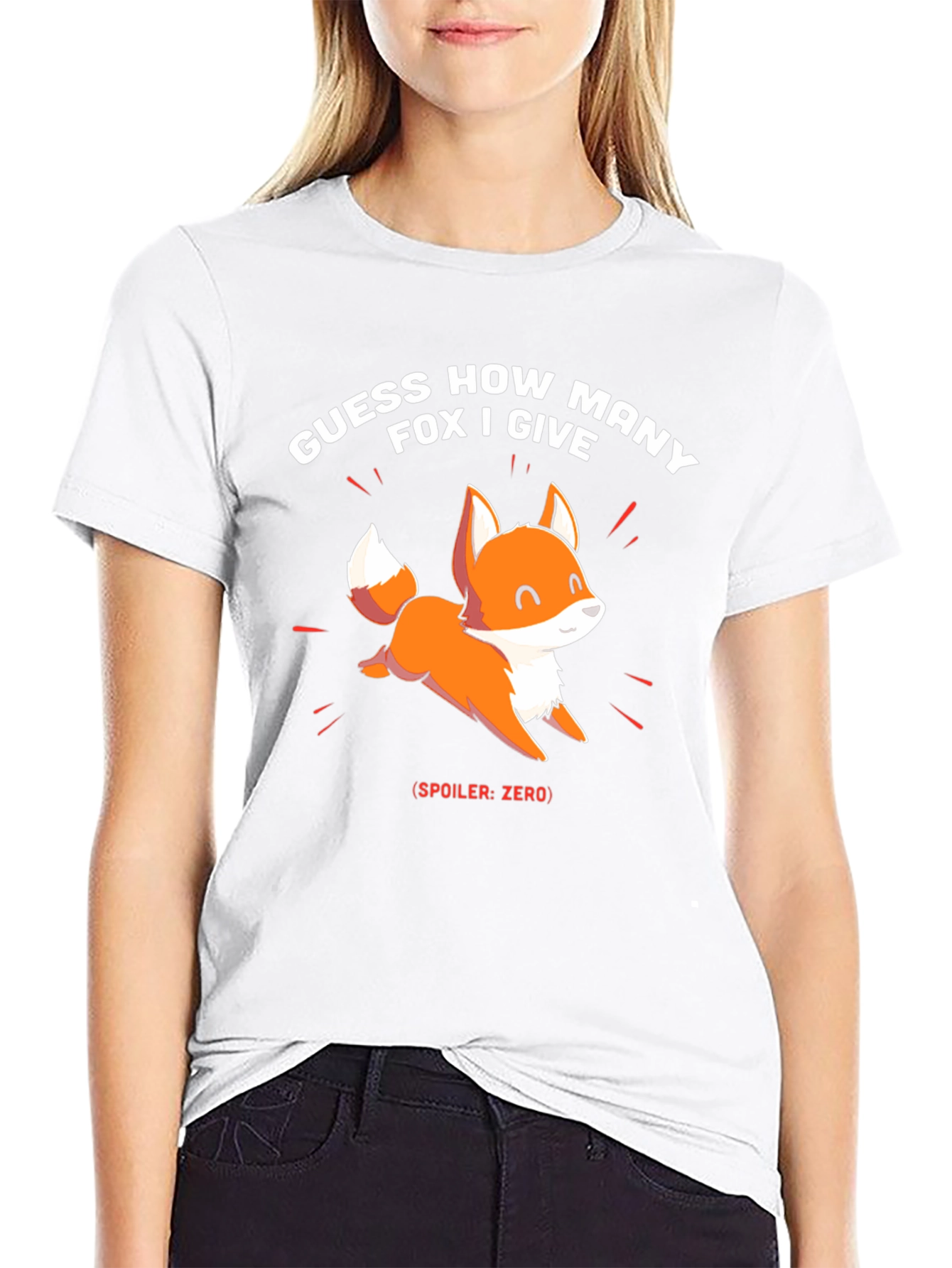Guess How Many Fox I Give? Novelty T-Shirt
