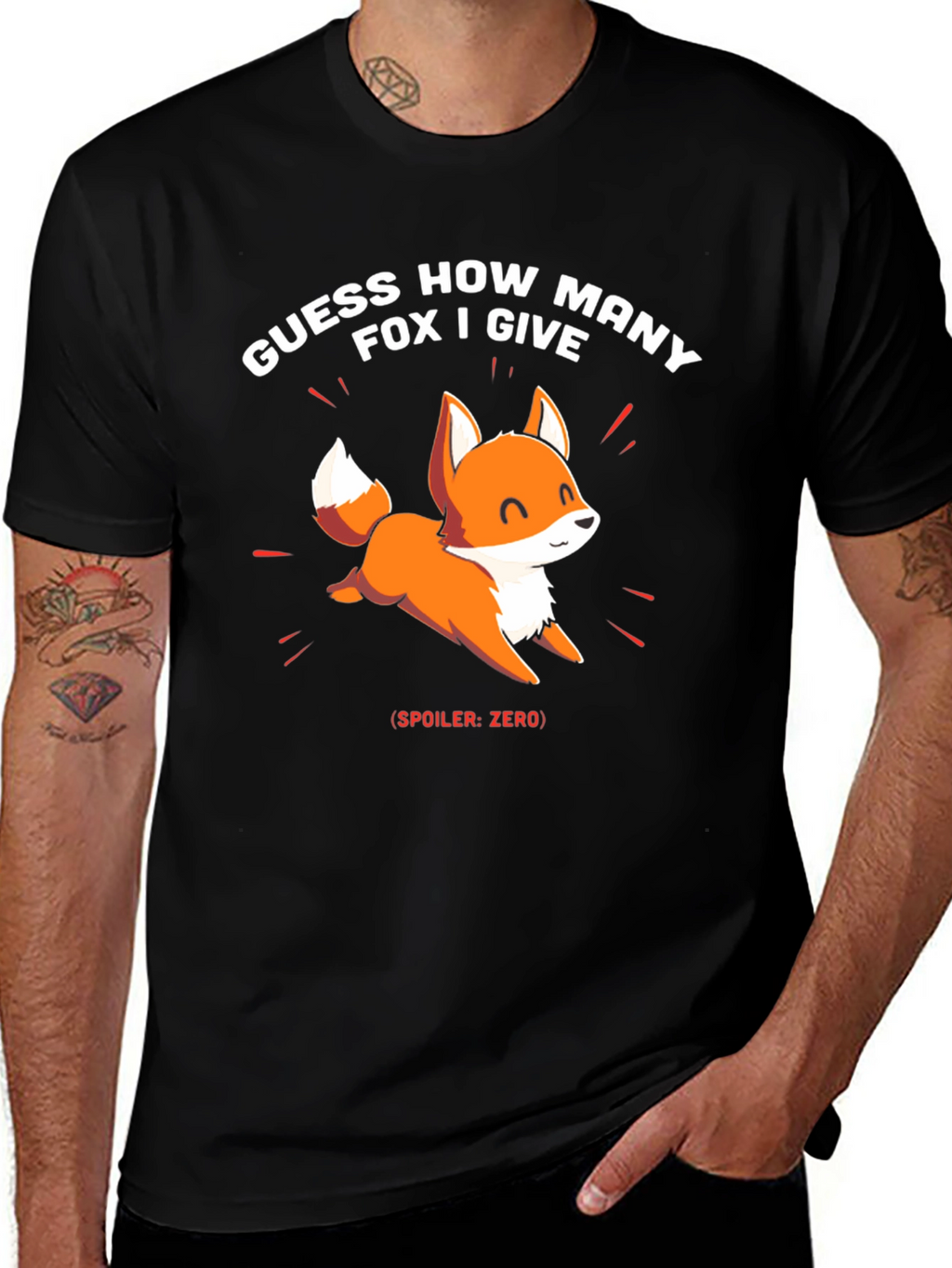 Guess How Many Fox I Give? Novelty T-Shirt