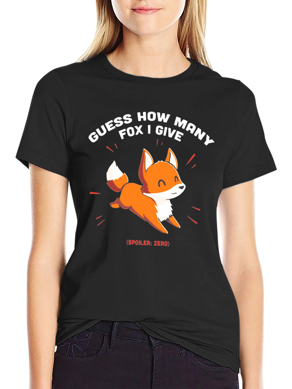 Guess How Many Fox I Give? Novelty T-Shirt