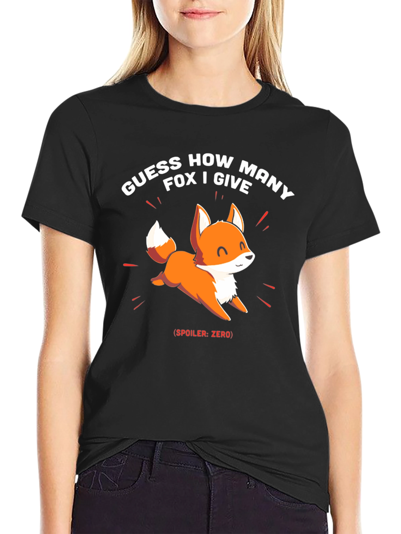 Guess How Many Fox I Give? Novelty T-Shirt