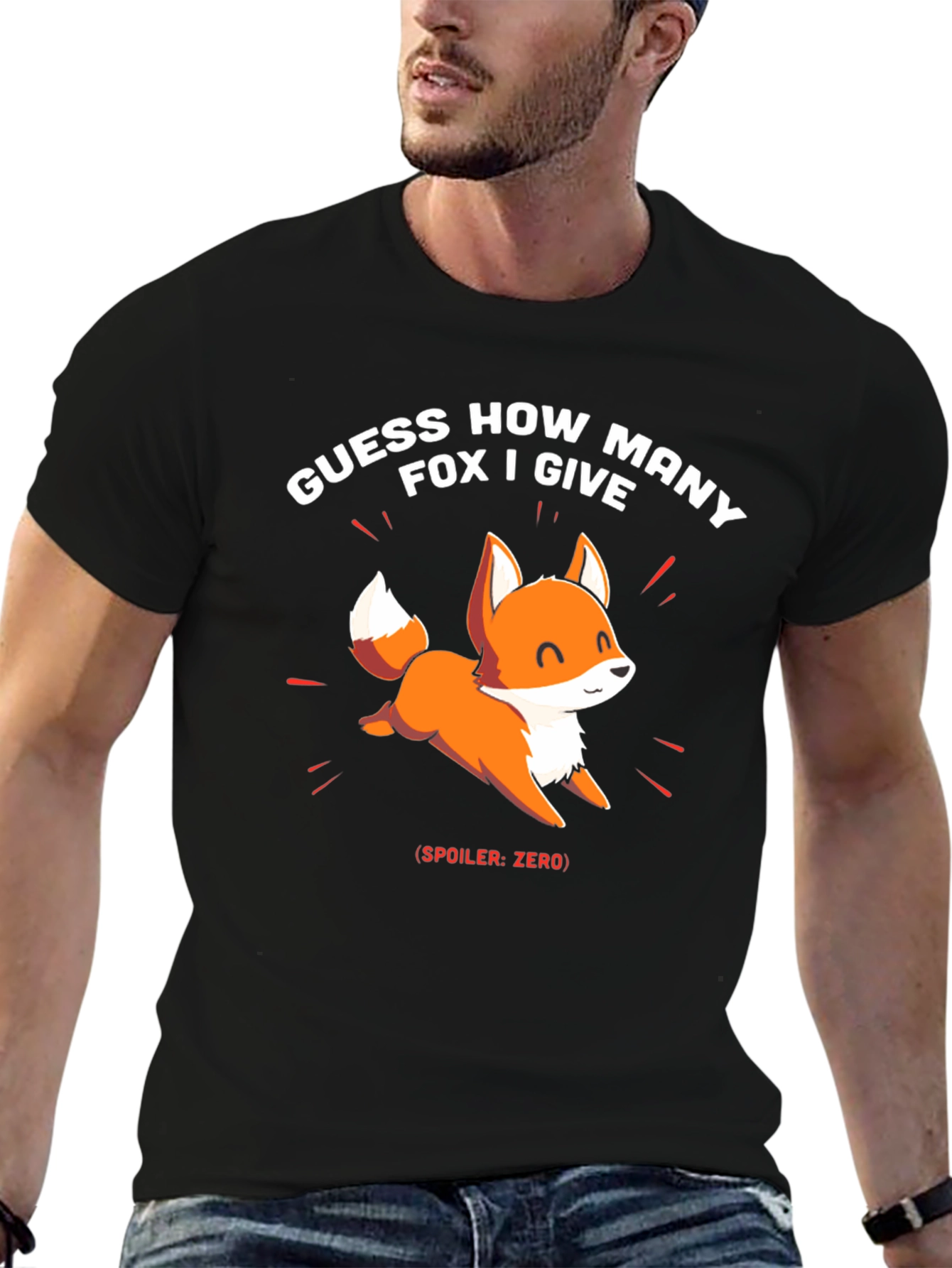 Guess How Many Fox I Give? Novelty T-Shirt